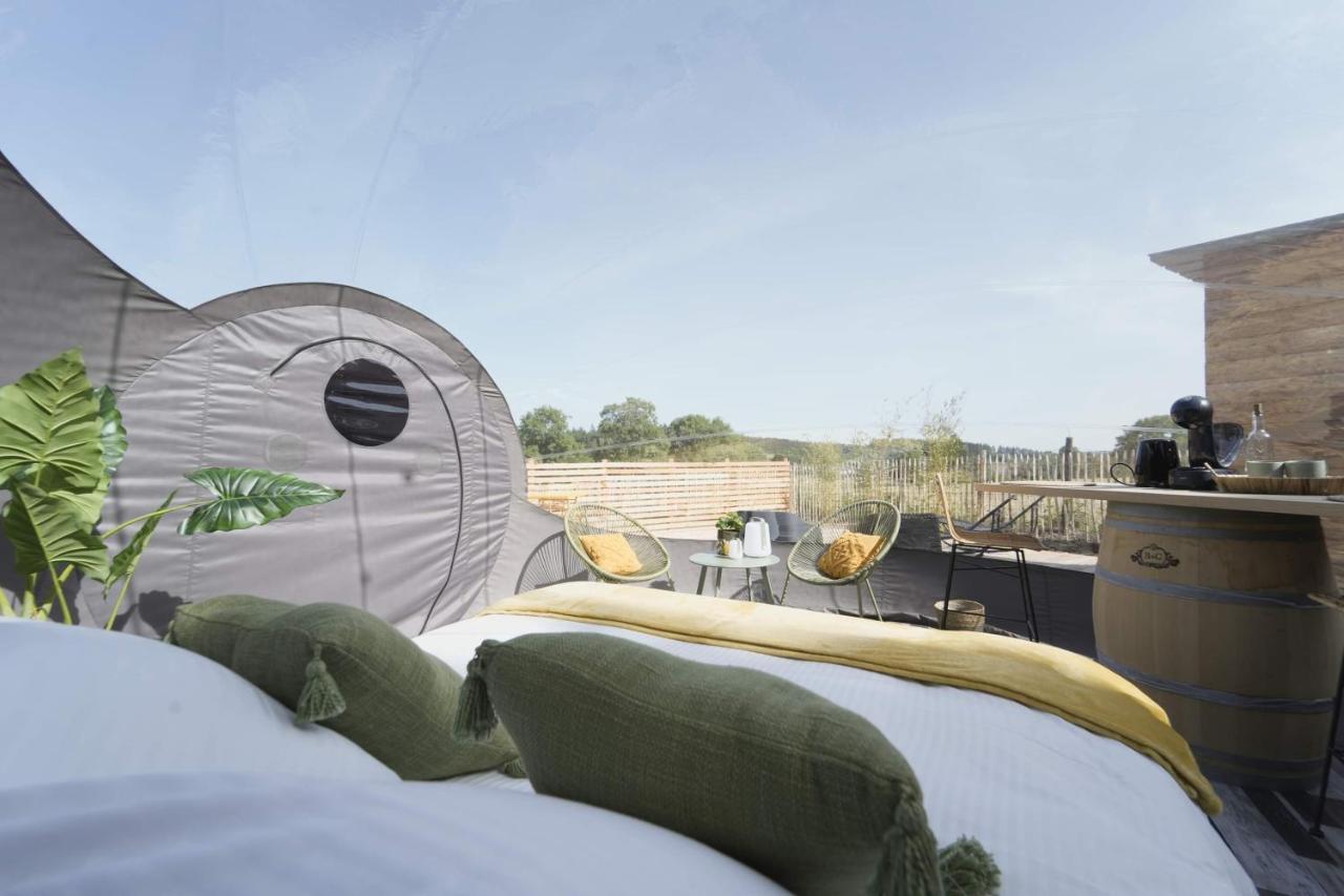 Bulles Odette & Ginette Et Tiny House Suzette "Au Guet Marais" Etape Insolite Paliseul Exterior photo